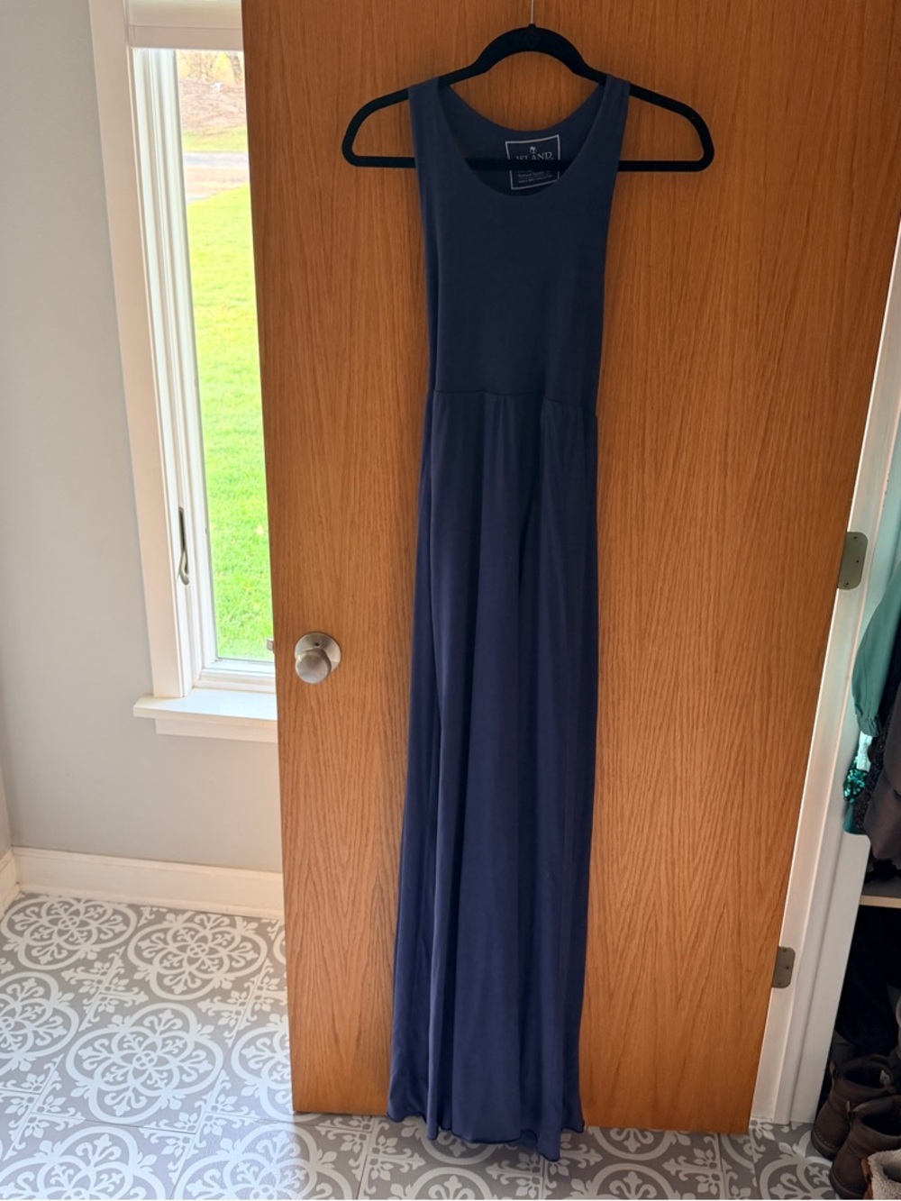 Island Company Navy Vintage Island Maxi Dress